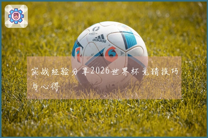 实战经验分享2026世界杯竞猜技巧与心得