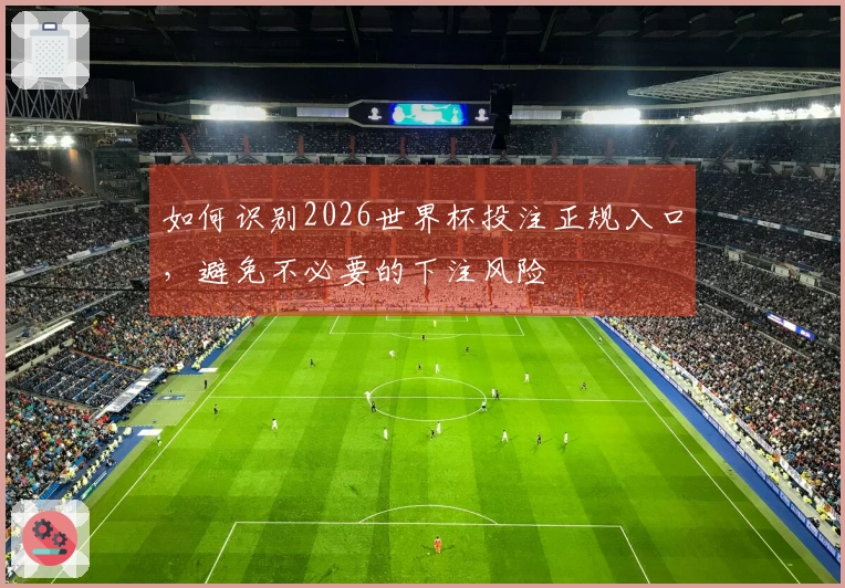 如何识别2026世界杯投注正规入口，避免不必要的下注风险